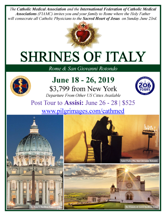 CMA & FIAMC Pilgrimage to the Vatican & Italy – F.I.A.M.C.